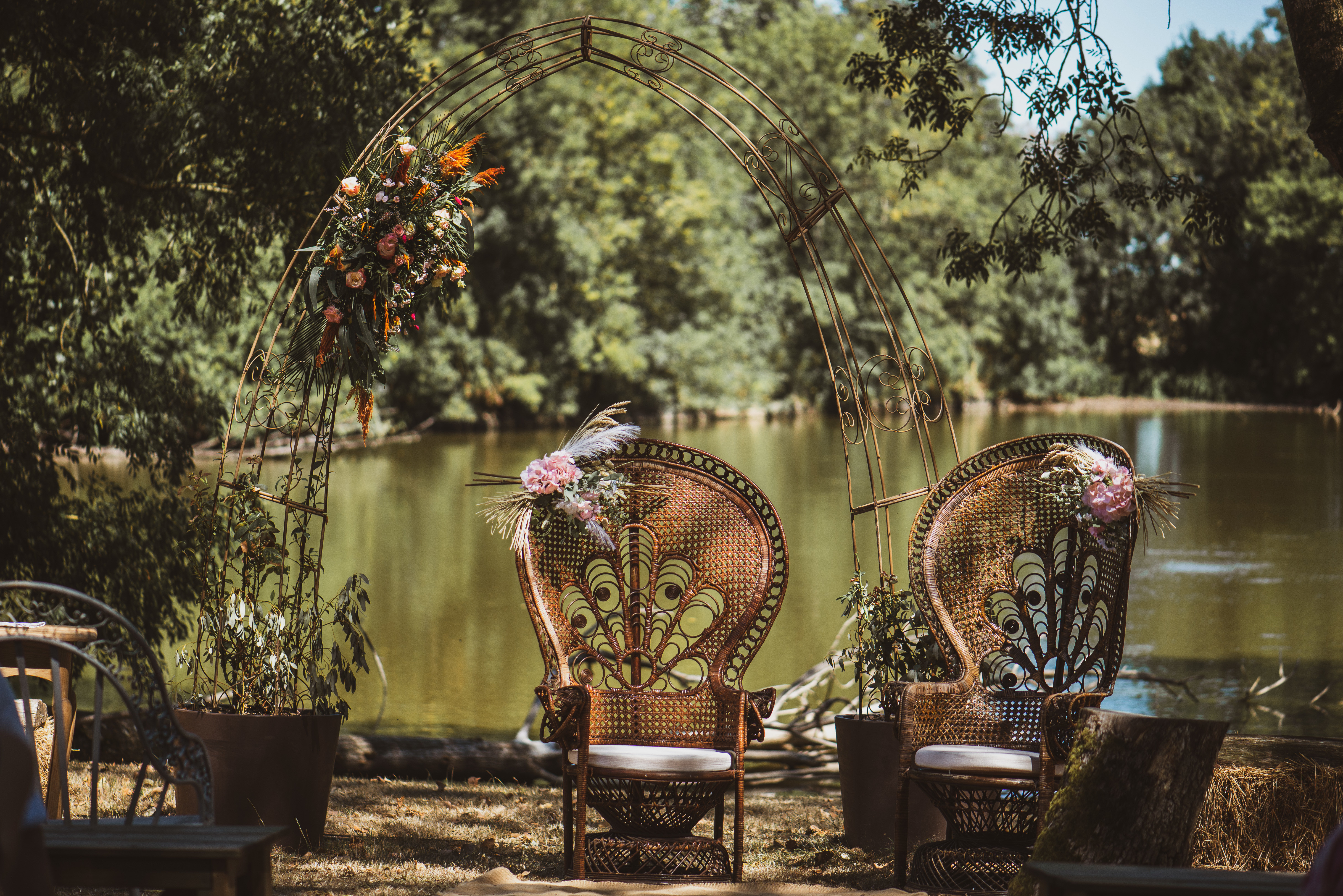 MARIAGE COLORE LOGIS DE REPUTE L ENTRE POT FLEURISTE