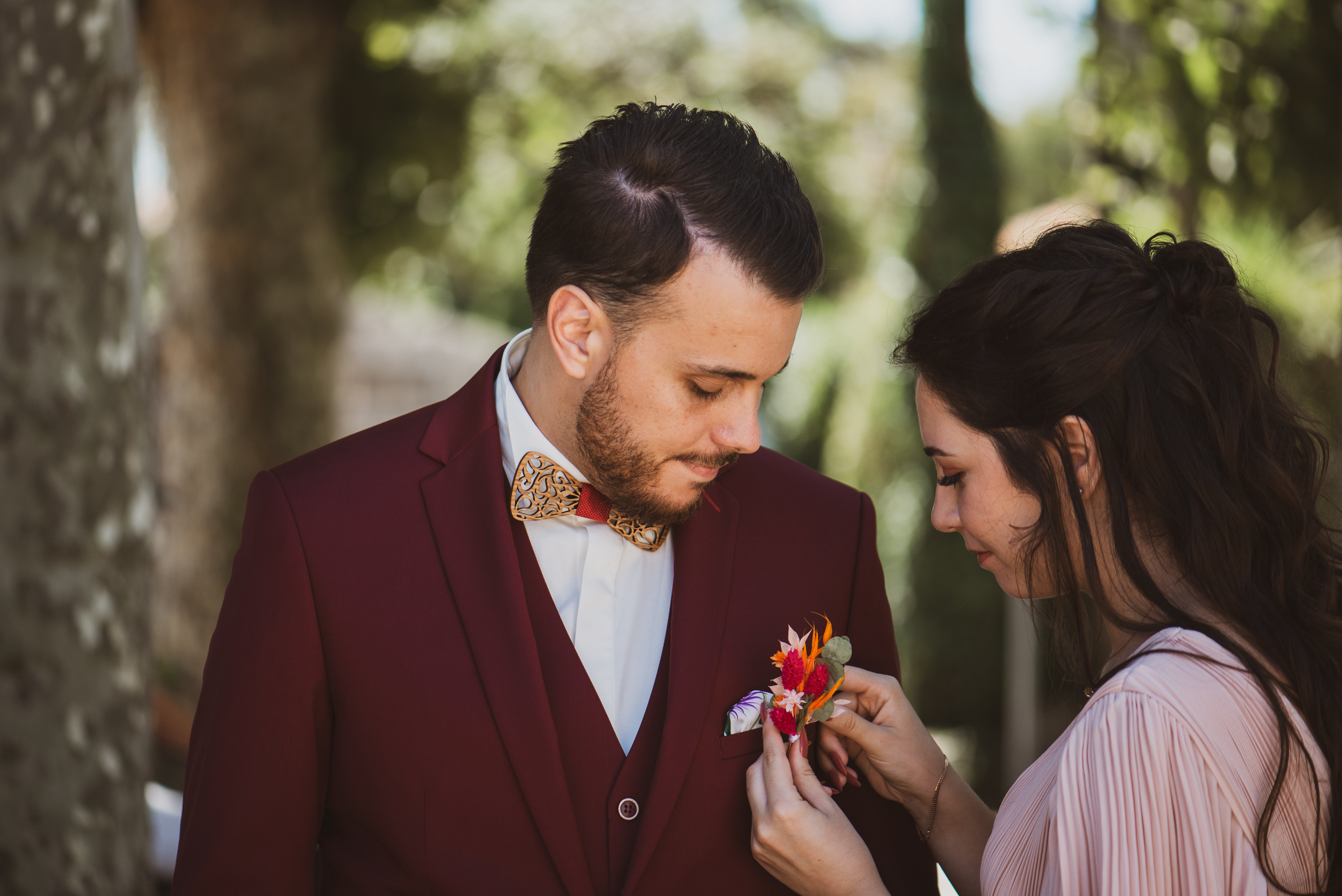 MARIAGE COLORE LOGIS DE REPUTE L ENTRE POT FLEURISTE