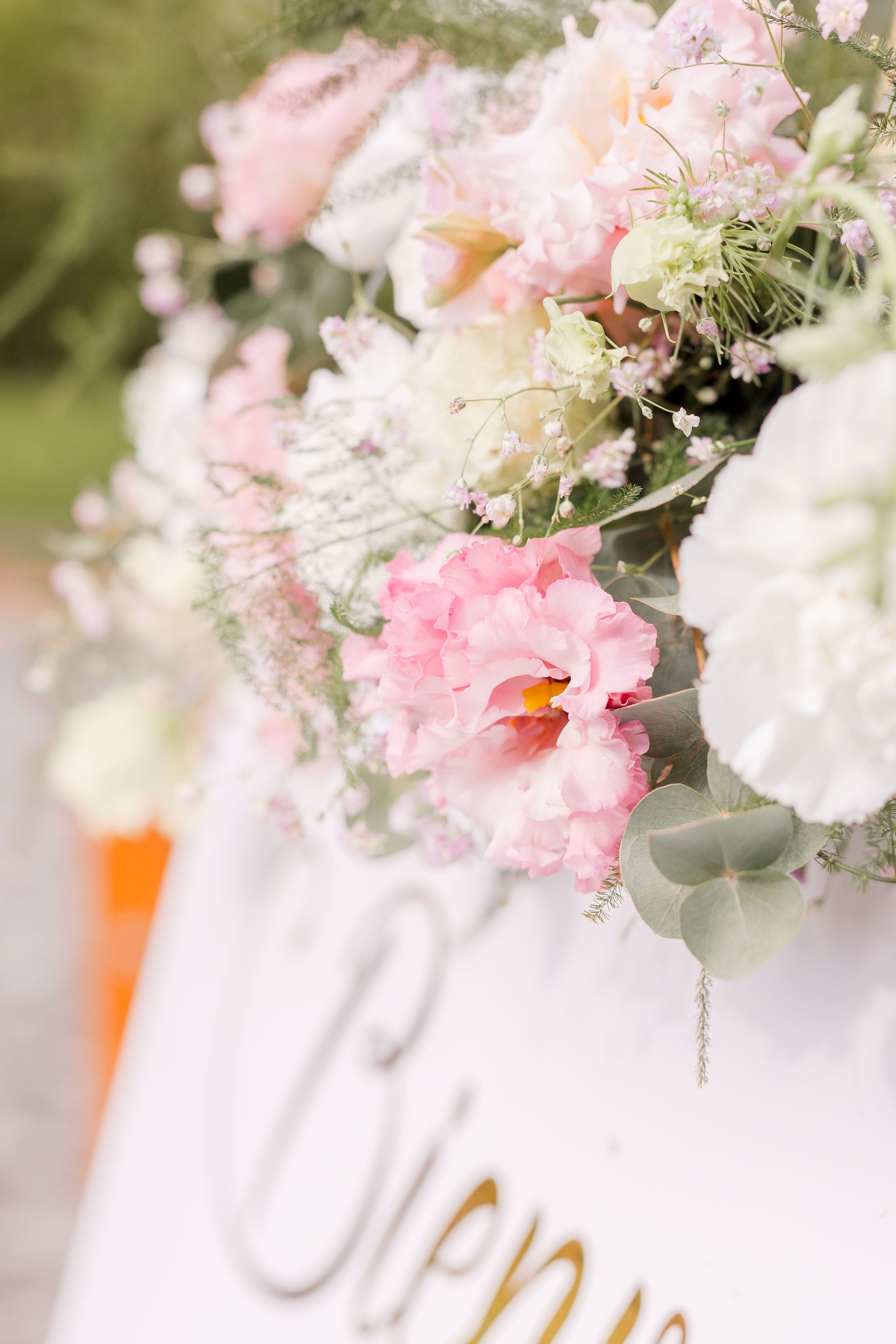 Mariage Princesse Mariage Disney Domaine de Brandois, L'Entre'Pôt Fleuriste Panneau de bienvenue