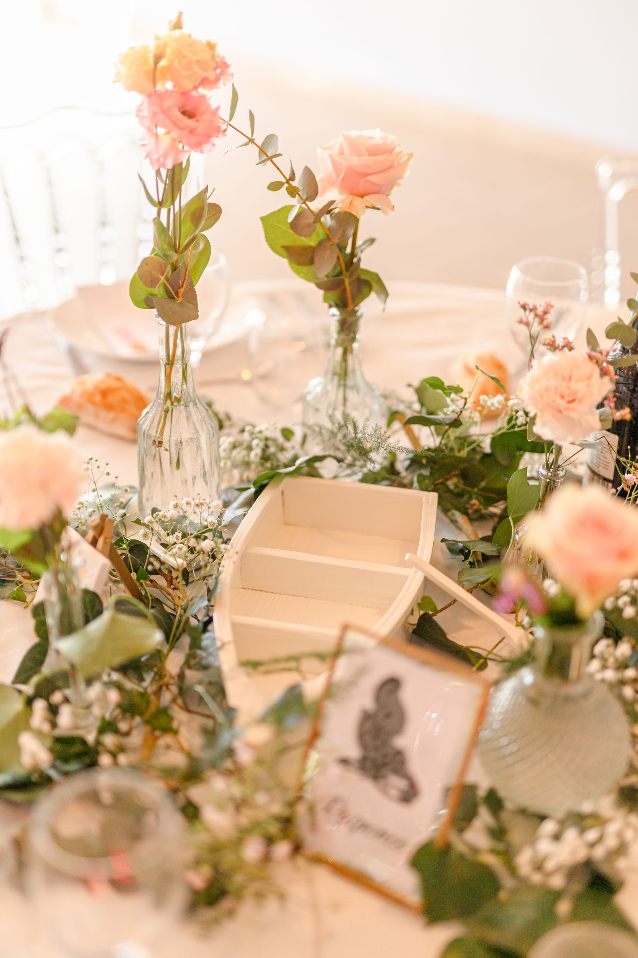 Mariage Princesse Mariage Disney Domaine de Brandois, L'Entre'Pôt Fleuriste Centre de table