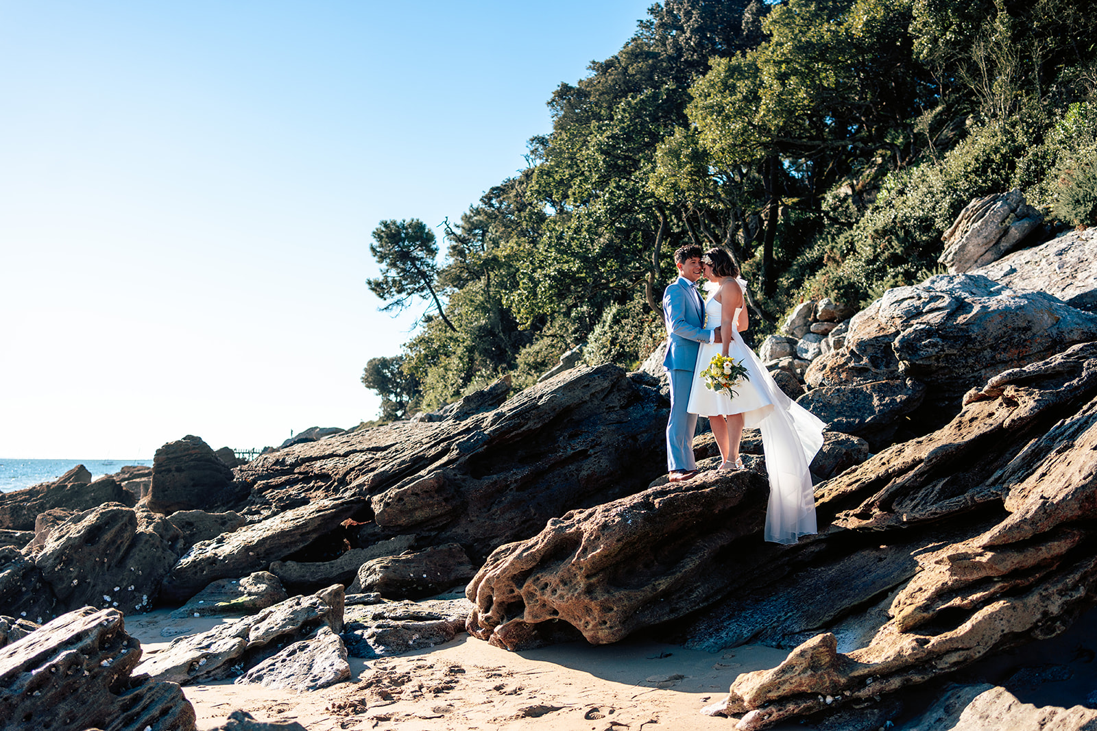 Mariage Noirmoutier - Plage - L Entre'pôt Maître Artisan Fleuriste Bouquet de Mariée
